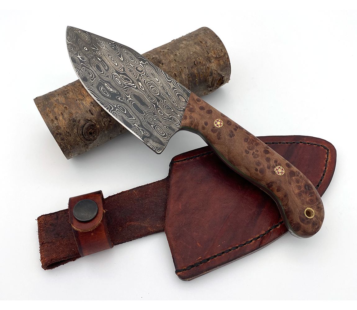 Damascus Steel Knives - Crafted Restorations